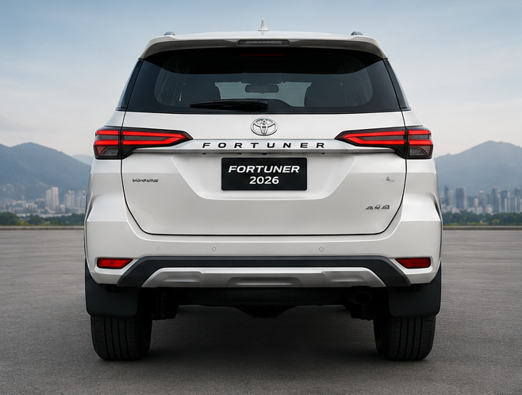 Toyota Fortuner rear view